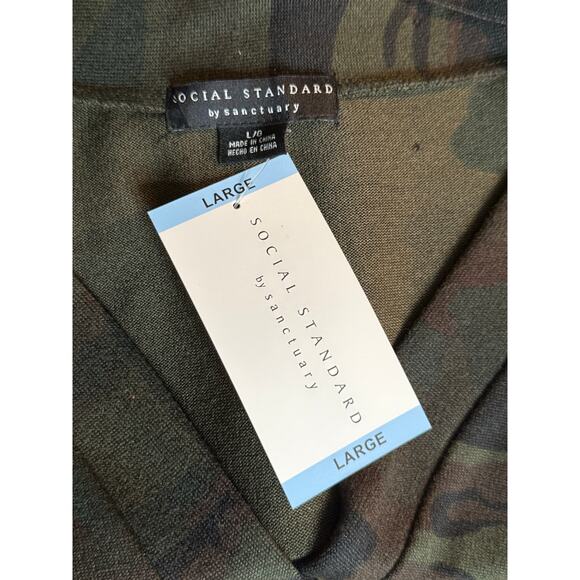 Sanctuary Daytripper Camouflage Cardigan XL - Picture 9 of 10